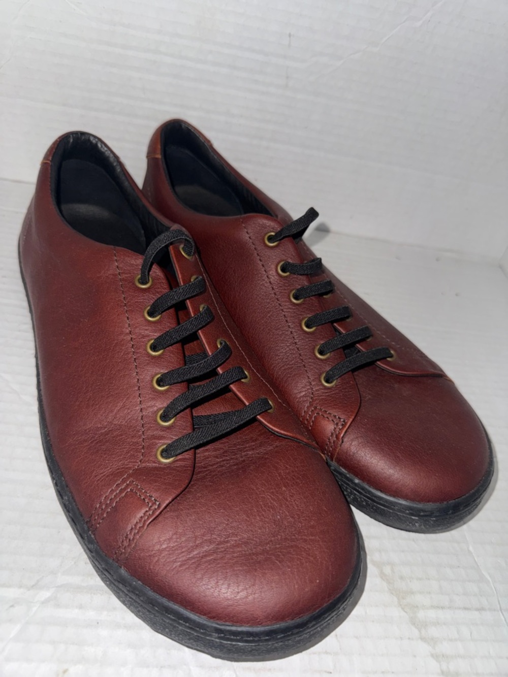 Birchbury Bramford Barefoot Sneaker Men's Size 12 Brown Leather Minimalist